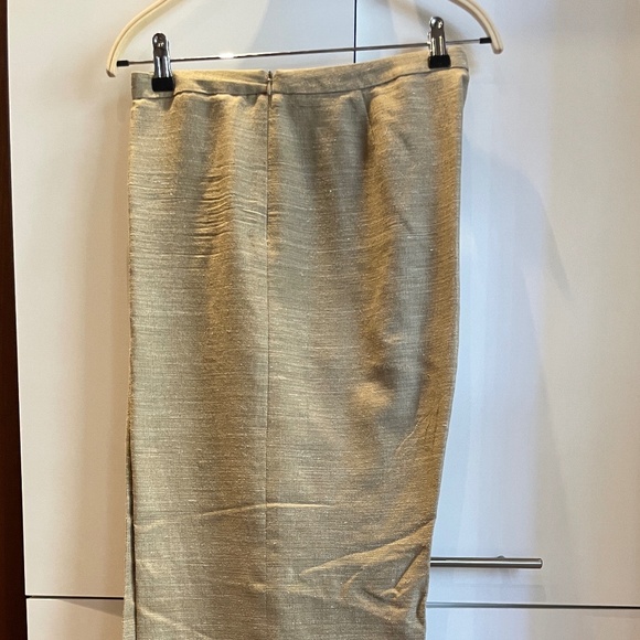 Vintage Armani Collezioni linen wide leg palazzo pants size 16 / 52 - Picture 2 of 6